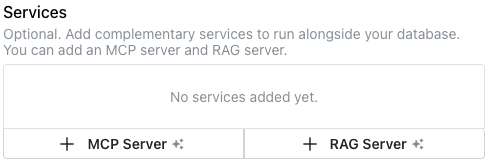 Selecting database services