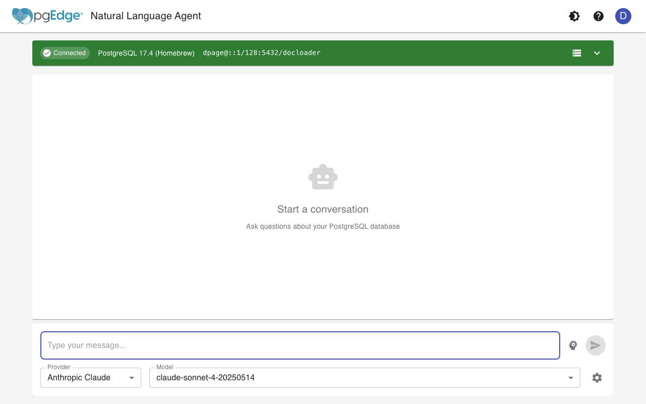 Main Interface